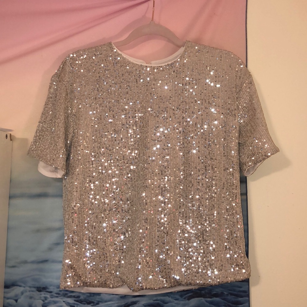 NWT Sequin Top